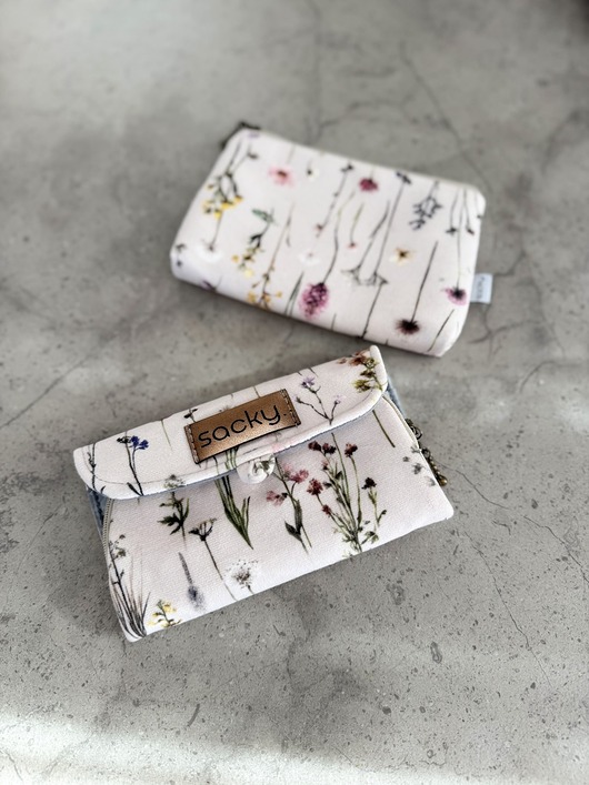 portfele męskie Portfel welurowy cotton