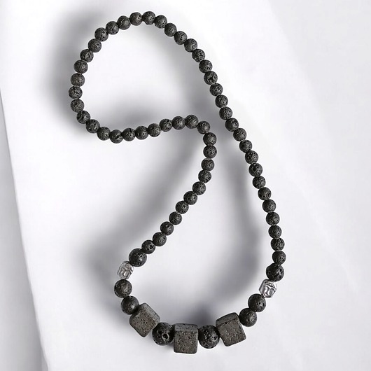 biżuteria męska WYSYŁKA 24h : UNIKAT: naszyjnik MĘSKI :: BUDDA :: lawa