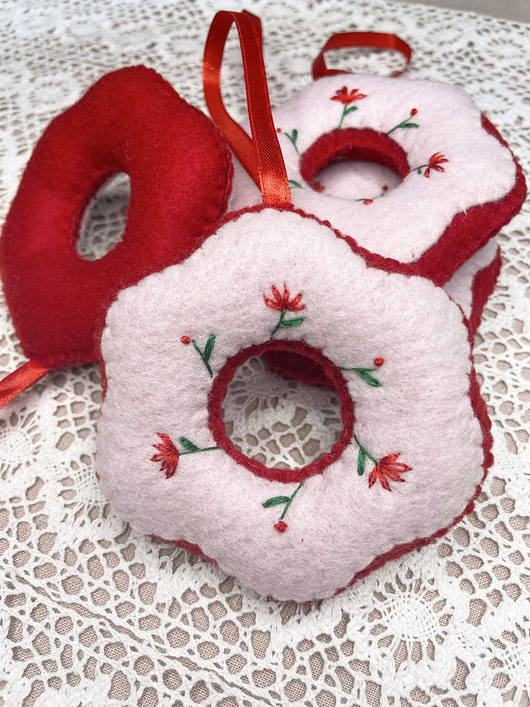 ozdoby choinkowe Zestaw świątecznych zawieszek #05