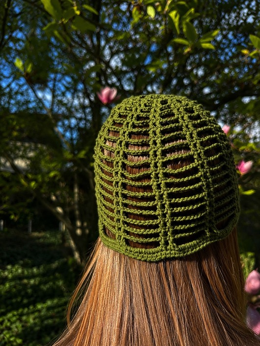 czapki damskie Ażurowa czapka Boho
