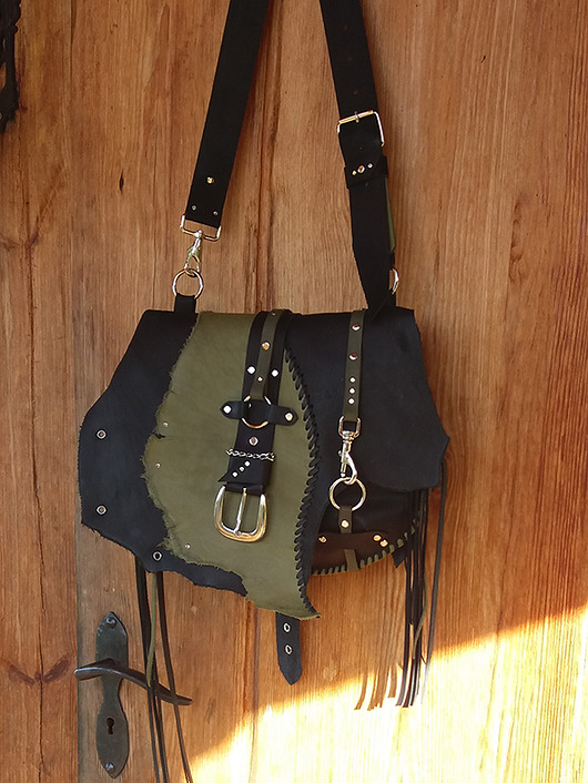 torebka skórzana boho pagan martuch