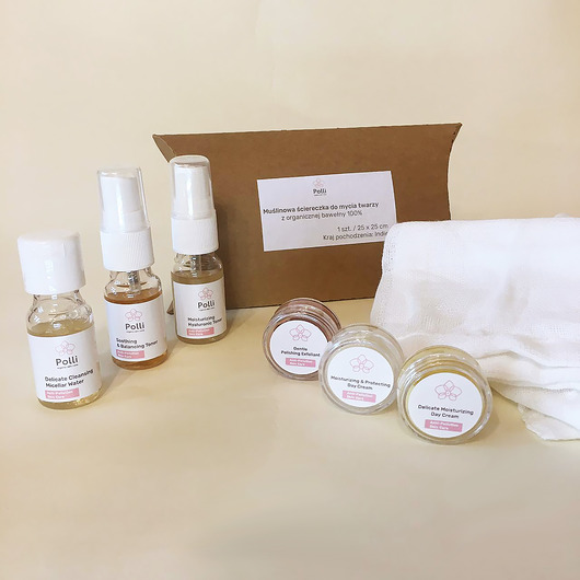 Polli zestaw kosmetyków 'Przetestuj mnie!' Polli Organic Skin Care
