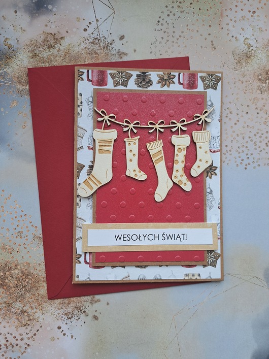 kartki scrapbooking Kartka świąteczna/kartka na Boże Narodzenie