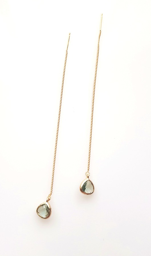 kolczyki szklane Funny Black Diamonds
