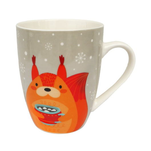 Kubek porcelanowy z wiewiórką CandySox