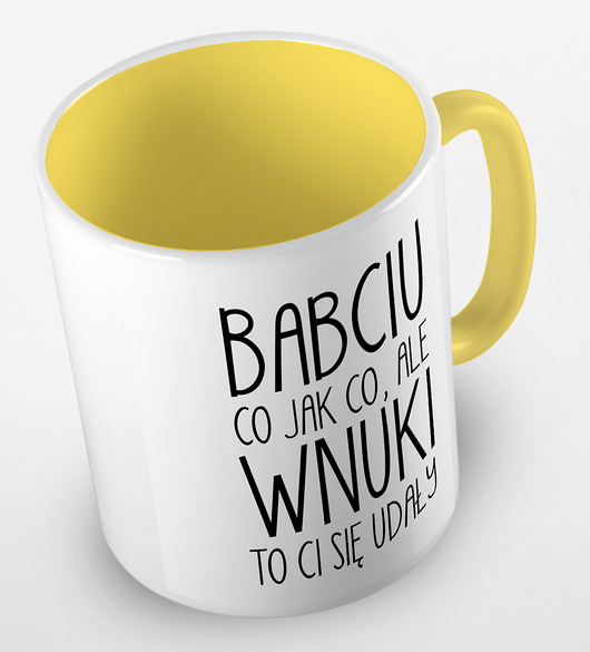 kubki Kolorowy kubek "Babciu, wnuki ci się udały" - mix kolorów