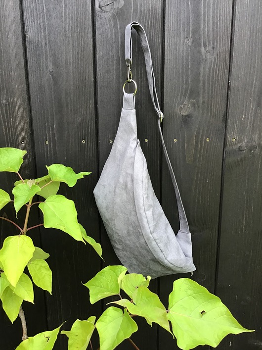 saszetka nerka Duża nerka, saszetka XL - szara