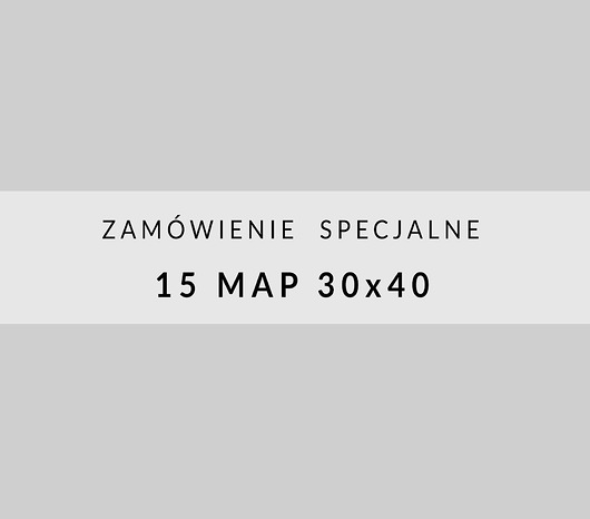 REZERWACJA - 15 map 30x40 PLAKATY GEOMETRYCZNE