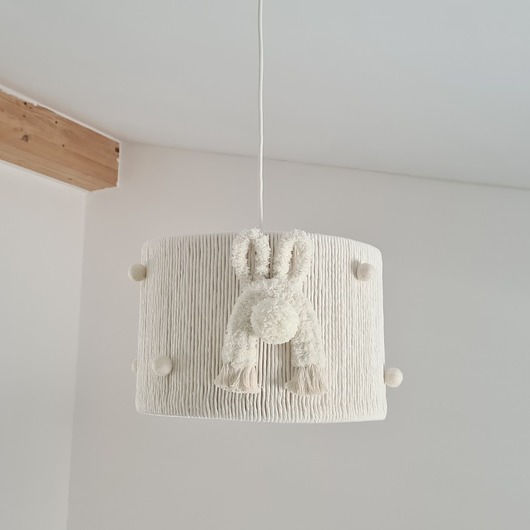 lampy do pokoju dziecka Lampa wisząca dziecięca "Puszyste Zające"