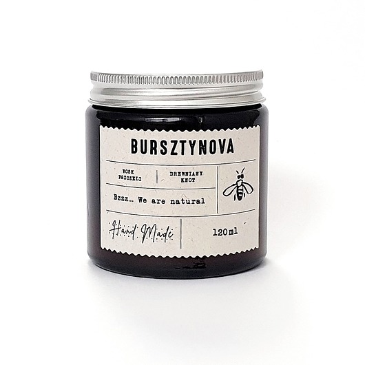 świece zapachowe Świeca z wosku pszczelego 120 ml