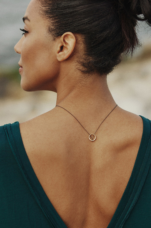 wisiory MINIMAL mini necklace / brass