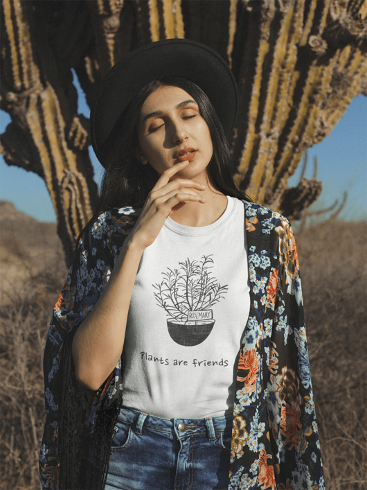 t-shirt damskie Plants are friends  koszulka damska