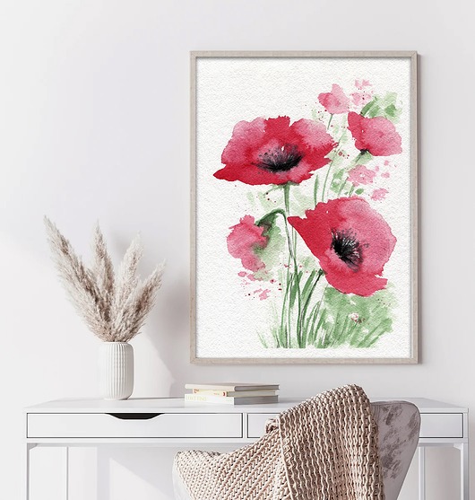 grafiki i ilustracje Maki. Plakat