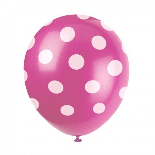 Balony "Fuksjowe w groszki" Wiewiórka i Spółka