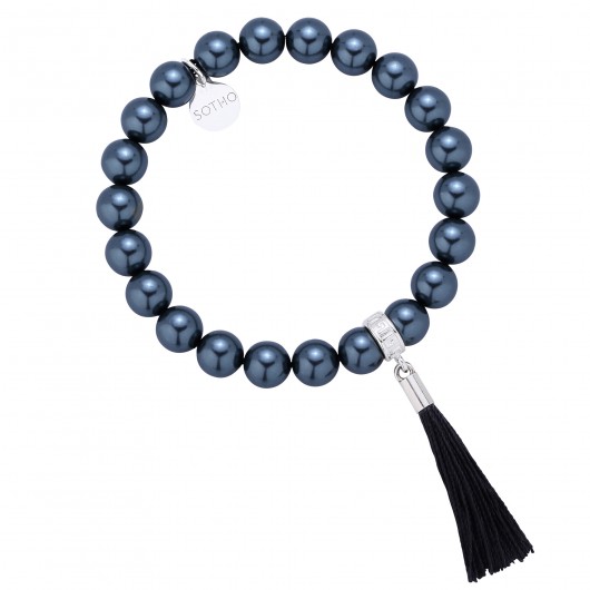 Morska bransoletka kryształ SWAROVSKI®ELEMENTS z chwostem SOTHO