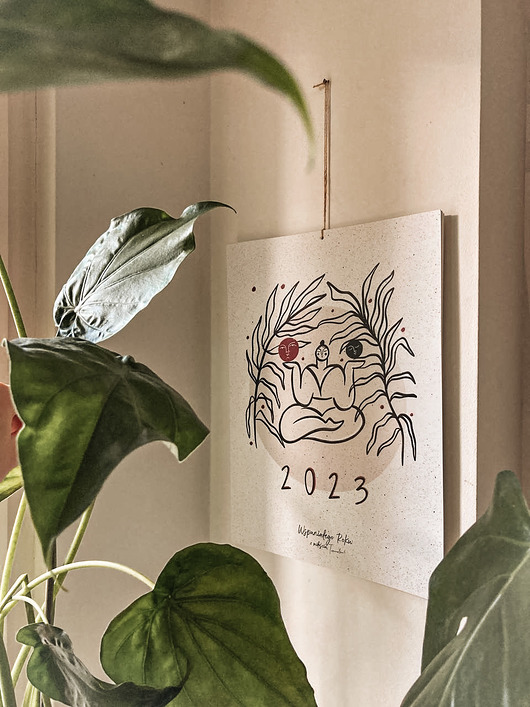 kalendarze i plannery Kalendarz ścienny 2023 Słońce i Księżyc