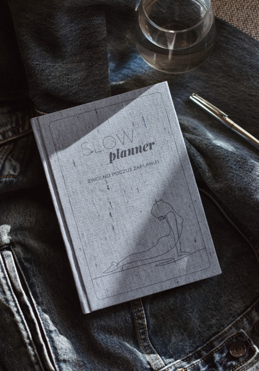 kalendarze i plannery SLOW PLANNER 2025 - kolor: denim blue - układ dzienny