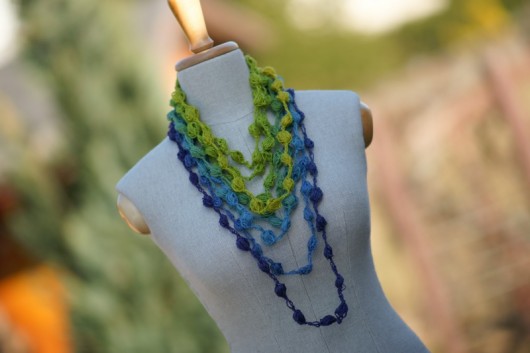 Naszyjnik &quot; Rainbow BLUE&quot; HERBE DESIGN