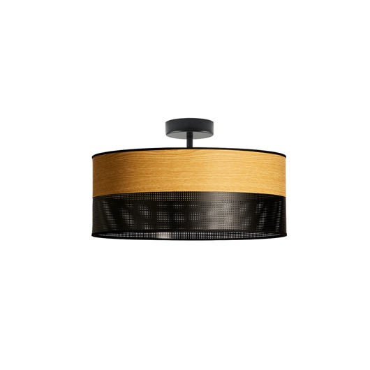 plafony Skandynawski plafon z abażurem do salonu WENECJA DUAL fi - 40 cm