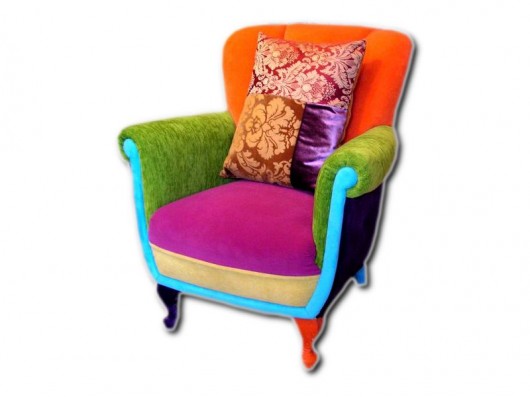 Fotel Multikolor Patchwork  Juicy Colors