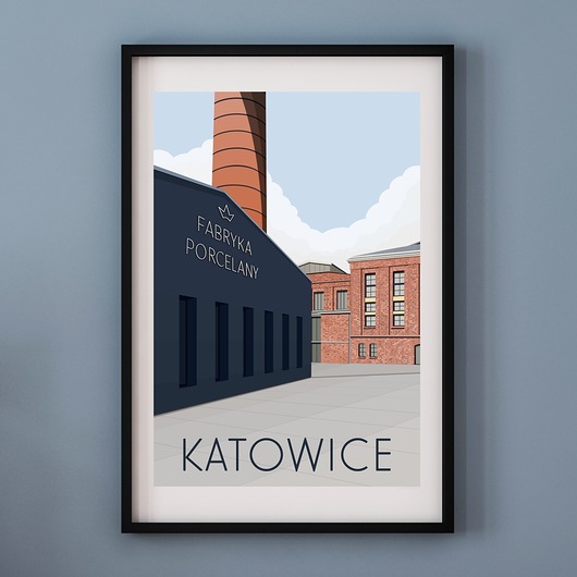 plakaty Plakat KATOWICE