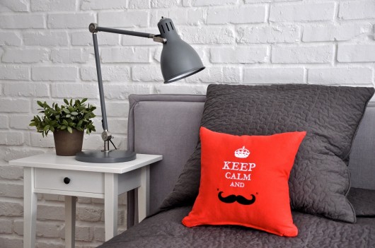 Poduszka Keep Calm + haft + wypełnienie gratis RENIHAFT