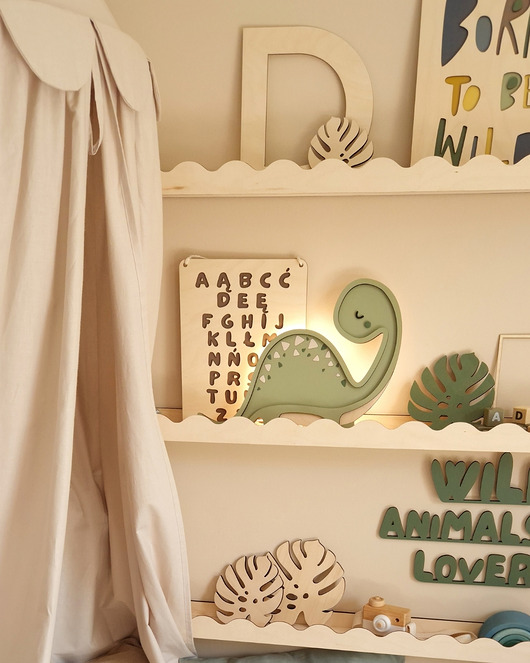 lampy do pokoju dziecka Lampka Dinozaur