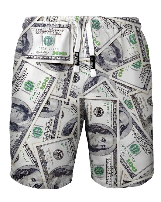 spodnie męskie Shorty Kąpielowe Męskie DR.CROW Hundred Dollars