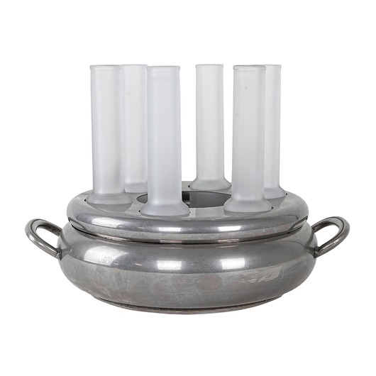 szklanki i kieliszki Zestaw do serwowania, włoski design, lata 70, produkcja: Włochy