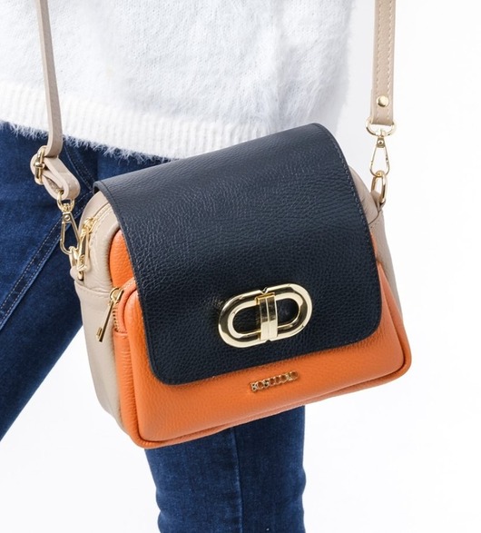 torby na ramię Torebka skórzana na ramię - crossbody - 3 kolory  (7164)
