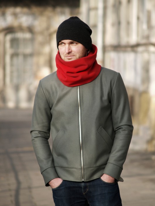 RED. Komin 100% wełna mmhm