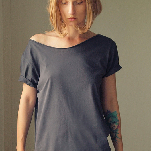 Szara Czekolada Zgaszony Czysty Oversize S-XXL ONE MUG A DAY
