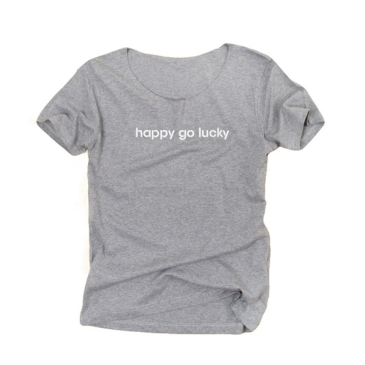happy go lucky - organic t-shirt mmhm