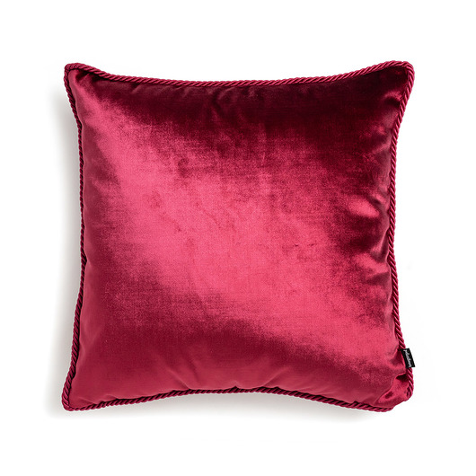poduszki gładkie Czerwona poduszka dekoracyjna Glamour 45x45