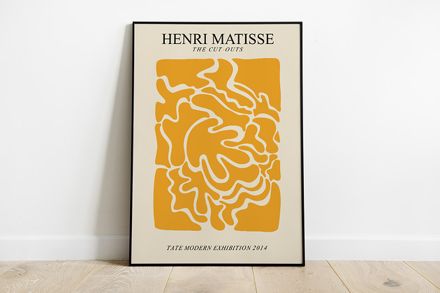 Henri Matisse grafika modern, inspiracja Pas De LArt