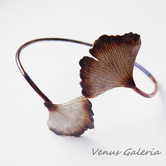 Bransoletka - Miłorzęby brązowe małe VENUS GALERIA