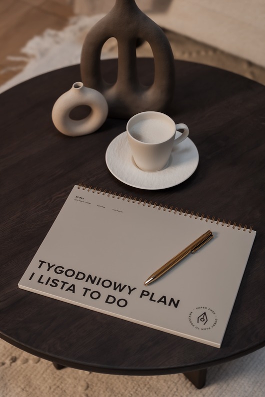 kalendarze i plannery Planer tygodniowy niedatowany, ADHD-friendly