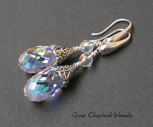 kryształ Swarovski aurora borealis Gosia Chruściel-Waniek