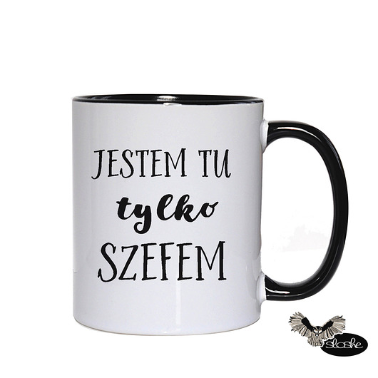 Jestem ty tylko szefem, kubek ceramiczny Sowia Aleja