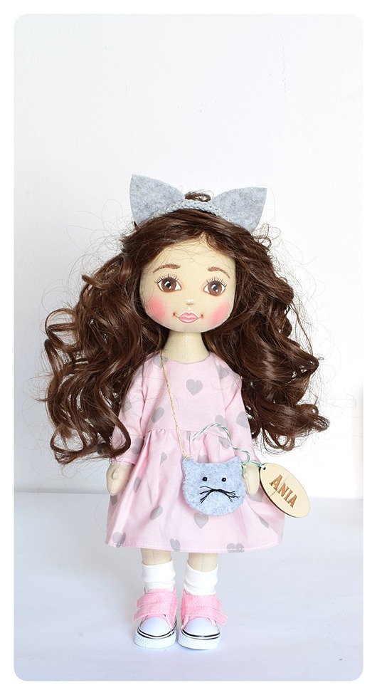 lalki Lalka handmade 32cm malowana dostępna od ręki