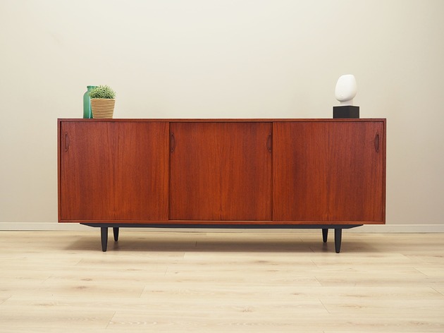 komody i szafki Sideboard tekowy, duński design, lata 70, produkcja: Dania