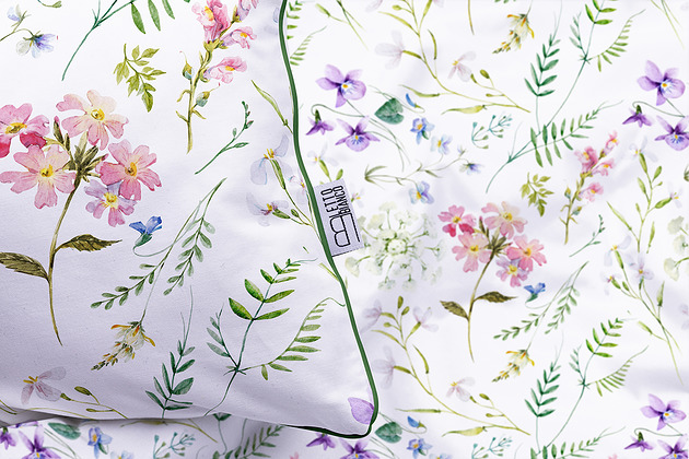 pościel Pościel dwustronna Łąka z lamówką