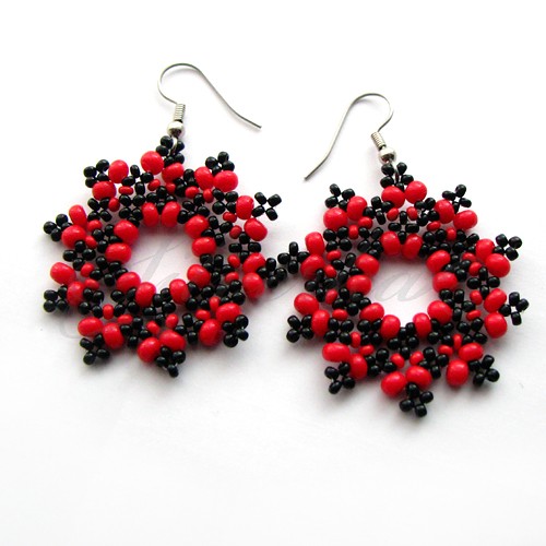 Gwiazdki - red&black Silverka