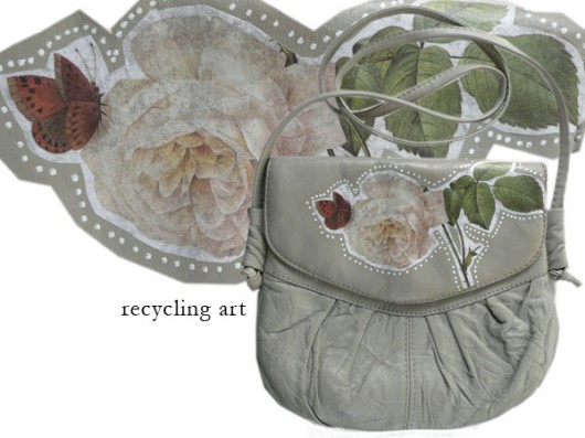 PRZYJACIEL RÓŻY Recycling art