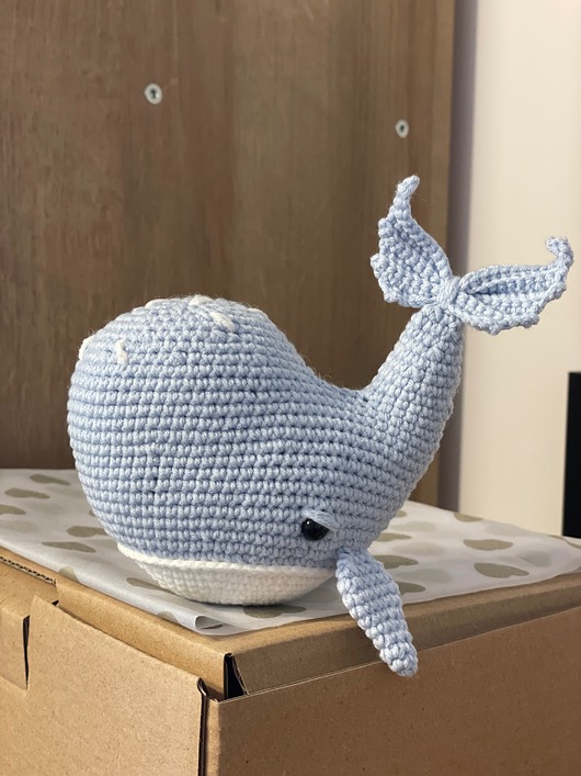 przytulanki dla niemowląt i dzieci Wieloryb maskotka, prezent dla dziecka, miłośnika morskich wypraw