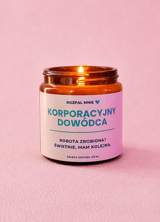świece zapachowe Świeca sojowa Korporacyjny Dowódca