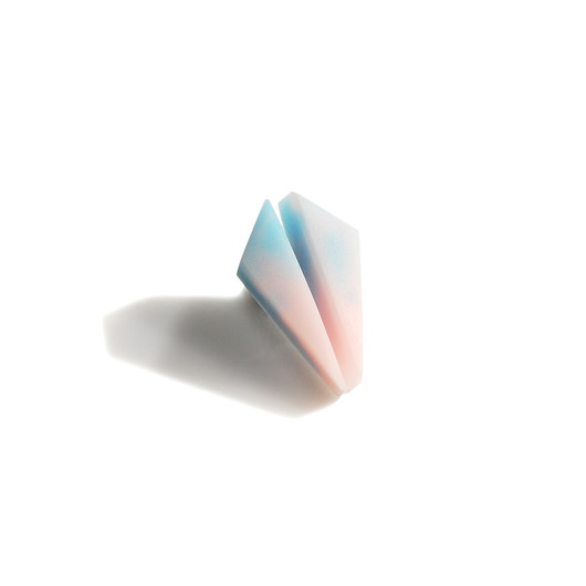 kolczyki trójkąty rose quartz & serenity Monopolka
