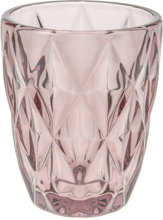 Szklanka Diamant różowa MIA home