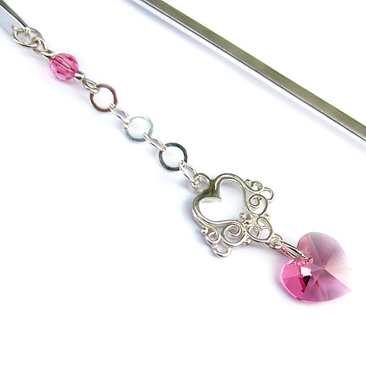 Zakładka do książki kryształ Swarovski Femme (Rose)  Marisella