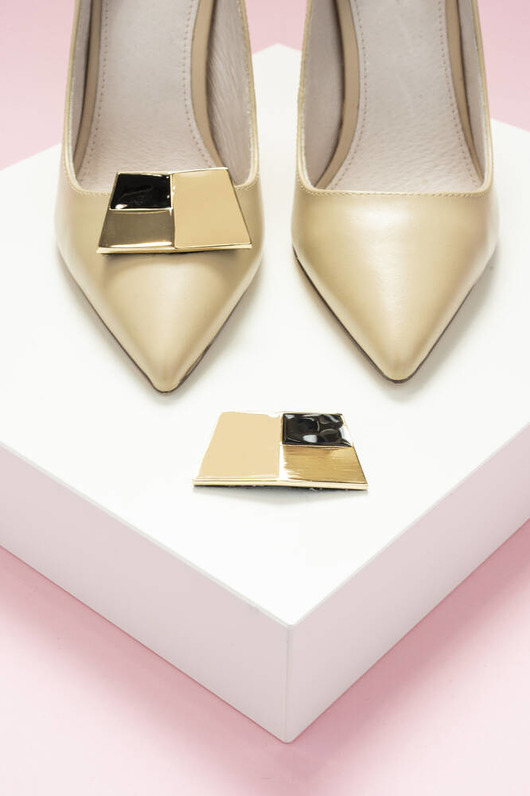 Klipsy do butów Coquet - Elegant Element Beige Coquet